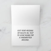 Red Rose Moederdag Kaart (Binnen)