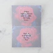 Red Rose Moederdag Kaart (Binnen)