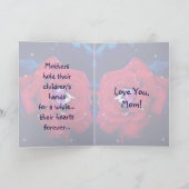 Red Rose - Moederdag Kaart (Binnen)