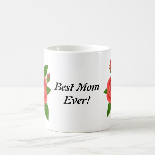 Red Rose Moederdag Morping Mok (Center)