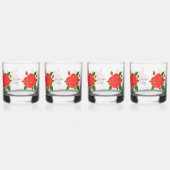 Red Rose Moederdag Wiskey Bril Whisky Glas (Voorkant)
