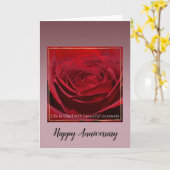 Red Rose Mooie Momenten Kaart (Gele Bloem)