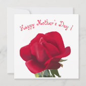 Red rose - Mother's day (Voorkant)