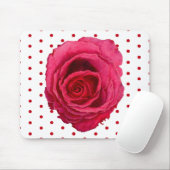 Red Rose Mousepad Muismat (Met muis)