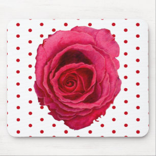 Red Rose Mousepad Muismat