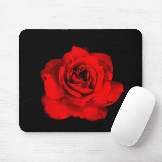 Red Rose Mousepad Muismat (Met muis)