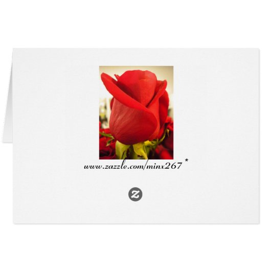 Red Rose N Fern - Dank u wel! (Achterkant Horizontaal)