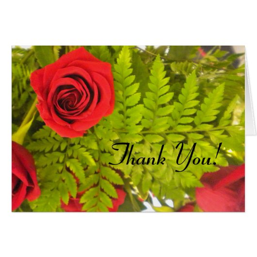 Red Rose N Fern - Dank u wel! (Voorkant Horizontaal)