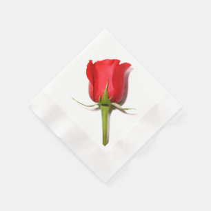 Red Rose Napkins Servetten