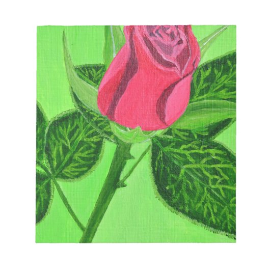 Red Rose Notitieblok (Voorkant)