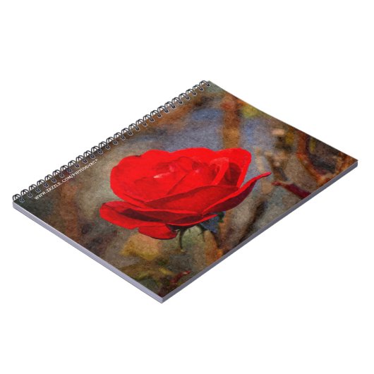 Red Rose Notitieboek (Linkerzijde)