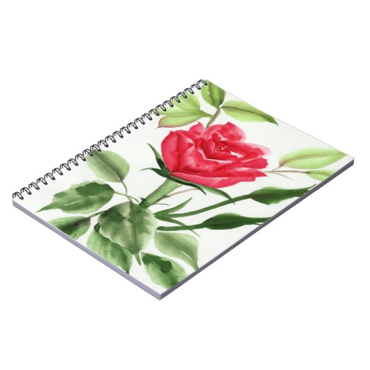 Red Rose Notitieboek (Linkerzijde)