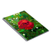 RED ROSE  NOTITIEBOEK (Rechterzijde)