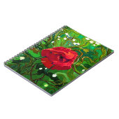 RED ROSE  NOTITIEBOEK (Linkerzijde)