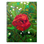 RED ROSE  NOTITIEBOEK (Voorkant)