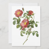 Red Rose of Love by Redoute Invitation (Voorkant)