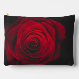 Red rose on black background vintage effect etui