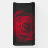Red rose on black background vintage effect spandoek (Verticaal)