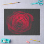 Red rose on black background vintage effect tissuepapier (Craft)