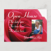Red Rose, open huis briefkaart (Voorkant)