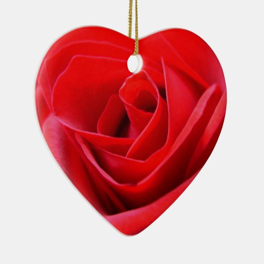 Red Rose Ornament Romantic Roos Decorations (Rechts)