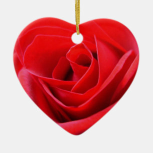 Red Rose Ornament Romantic Roos Decorations