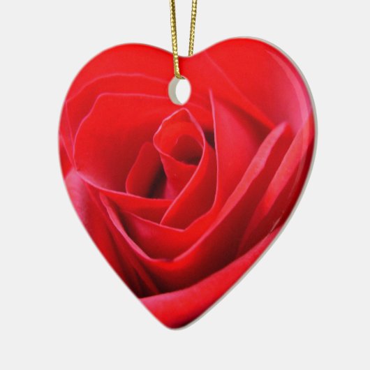 Red Rose Ornament Romantic Roos Decorations (Links)