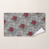 Red Rose Paisley Bad Handdoek (Handdoek)