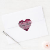 Red Rose & Pearl Snoep Buffet Sticker (Envelop)