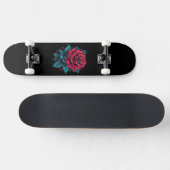 Red Rose Persoonlijk Skateboard (Horizontaal)