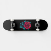 Red Rose Persoonlijk Skateboard (Horizontaal)