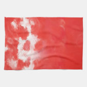 Red Rose Petals Schilderen Art 2 - Keukenhanddoek (Horizontaal)