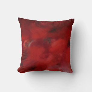 Red Rose Petals Schilderen Art 4 - Pillow Kussen