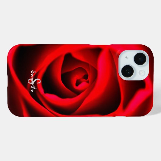 Red Rose Phone case (Achterkant (horizontaal))