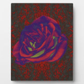 Red Rose Photo Plaque Fotoplaat (Voorkant)