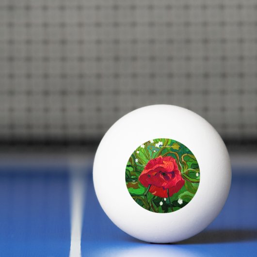 RED ROSE  PINGPONGBAL (Net)