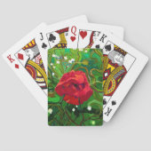 RED ROSE  POKERKAARTEN (Achterkant)