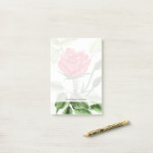 Red Rose Post-it® Notes (Op bureau)