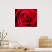 Red Rose Poster (Keuken)
