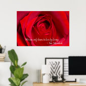 Red Rose Poster (Thuiskantoor)