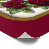 Red Rose Poster (Hoek)