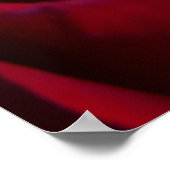 Red Rose Poster — Afdruk prachtige, langwerpige Ar (Hoek)