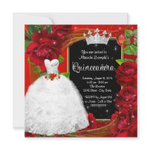 Red Rose Princess Quinceanera