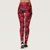 Red Rose print leggings (Achterkant)