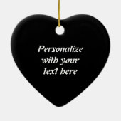 Red Rose Print Valentijn Keepomwille Ornament (Achterkant)