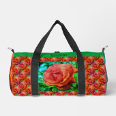 Red Rose Raindrops Flower Abstract gepersonaliseer Plunjezak (Voorkant)