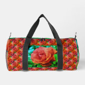 Red Rose Raindrops Flower Abstract gepersonaliseer Plunjezak (Achterkant)