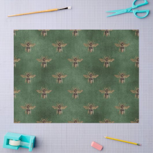 Red Rose ree Design 5 Weefselpapier Tissuepapier (Craft)