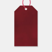 Red Rose Reflecties Liefde & Bedankt Bruiloft Cadeaulabel (Achterkant)