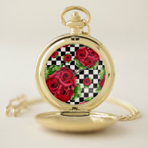 Red Rose Rockabilly Check